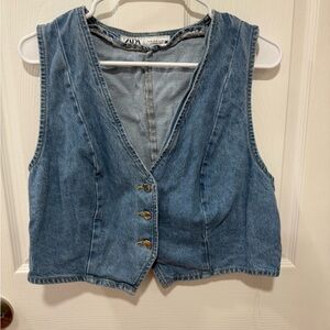 Zara Light Blue Denim Jacket